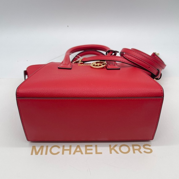 Michael Kors Small Avril TZ Satchel Bag Flame - Picture 7 of 13